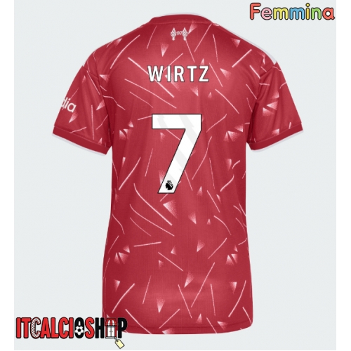 Liverpool Florian Wirtz #7 Prima Maglia Femmina 2026-27 Manica Corta